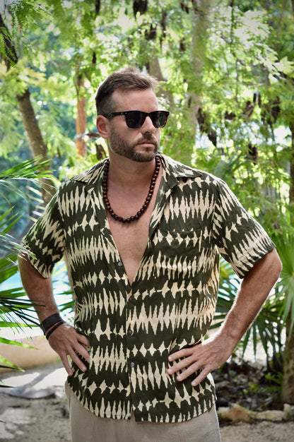 Boho Rayon Shirt for Men – MÁLAGA