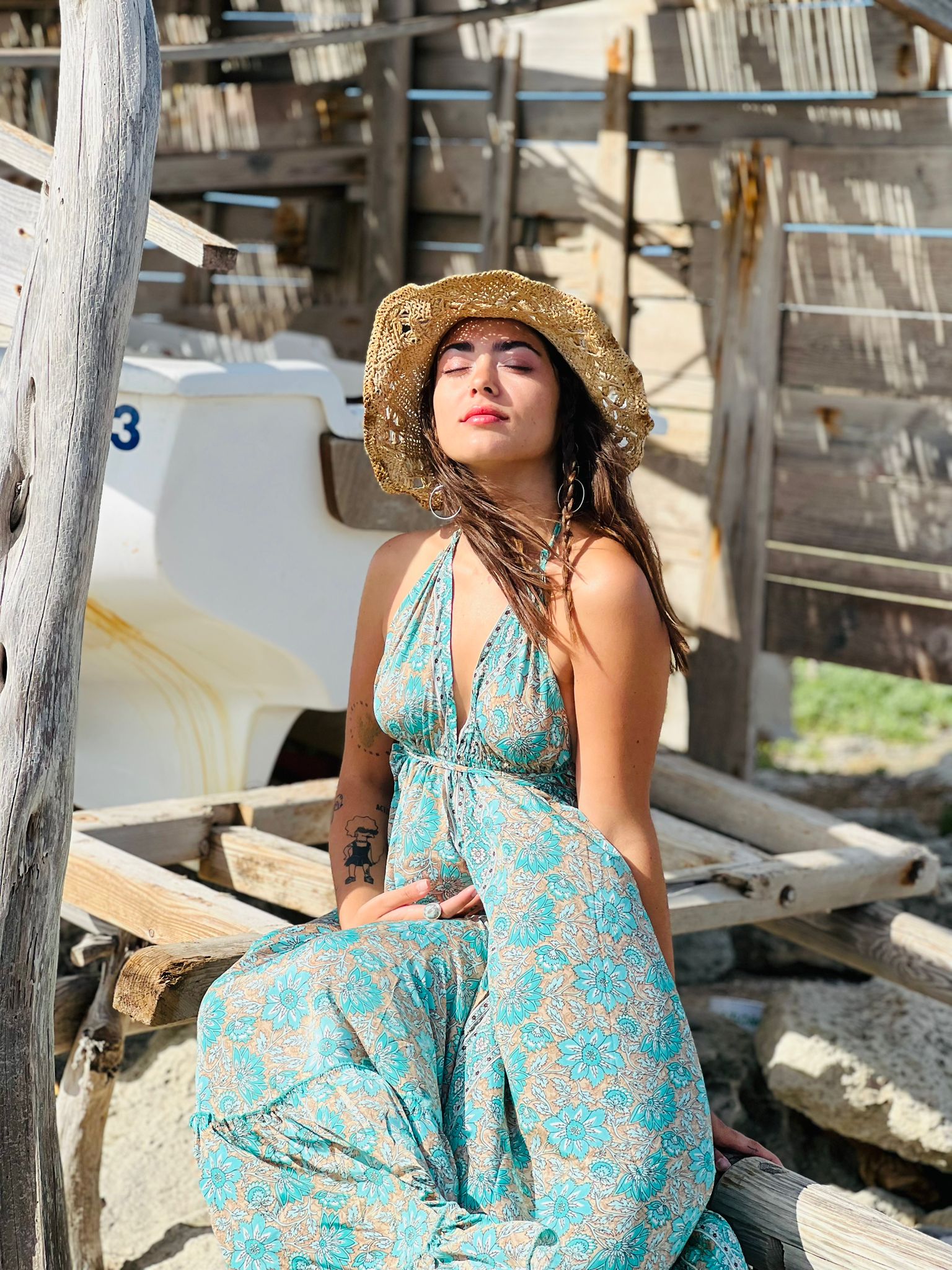 BOHO LARGO COLECCIN  Women's Long Boho Dress (Silk-Blend, Lightweigh   JackSydney.com