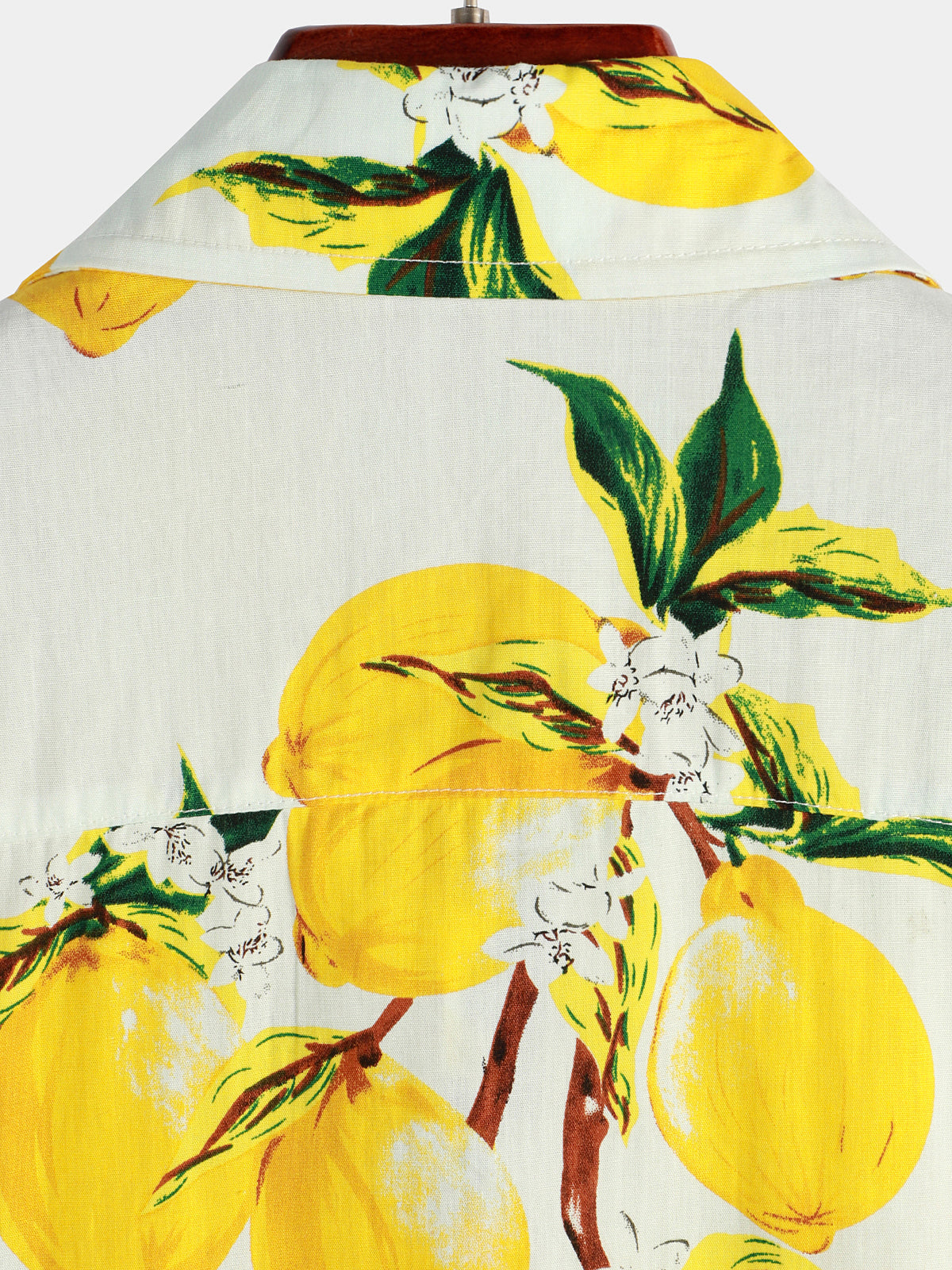 Ethan Shirt - Tropical Lemon Print Hawaiian Shirt